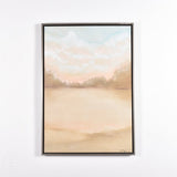 CANVAS SUNSET LANDSCAPE 1 FRAMED PAINTING - By Lacey