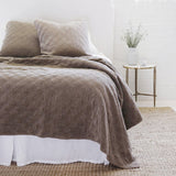 Pom Pom At Home BRUSSELS COVERLET Walnut