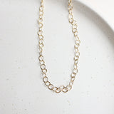 eNewton Design ENCHANT CHAIN CHOKER NECKLACE Gold