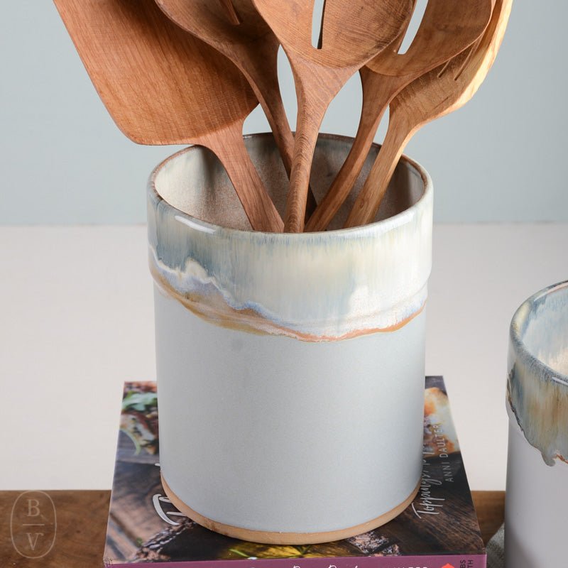 Utensil Holder By Etta B Pottery – Bella Vita Gifts & Interiors