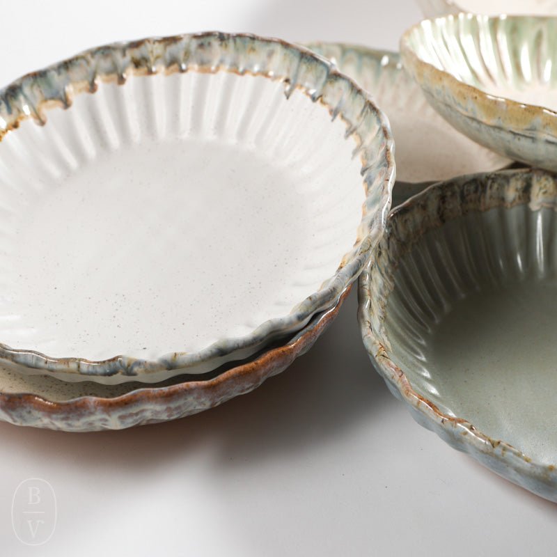 Etta B Pottery CRIMPED SERVING BOWL