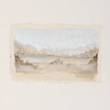PEACE LANDSCAPE DECKLE EDGE FRAMED PAINTING - SERIES 3 NO 6 - By Lacey