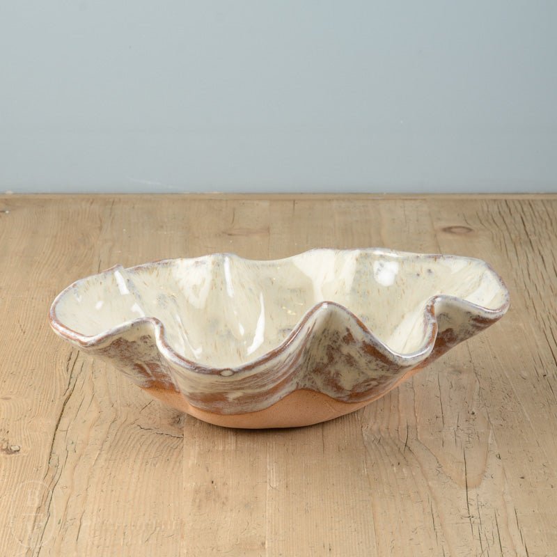 Etta B Pottery ACCENT SERVING BOWL Pearl