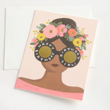 Rifle Paper Co FLOWER CROWN BIRTHDAY GIRL CARD