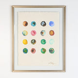 By Lacey EXPECTATION BUBBLES FRAMED FLOATED PAINTING - SERIES 2 NO 1