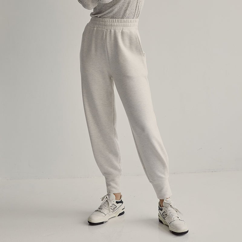 Varley THE RELAXED PANT 25 Ivory Marl