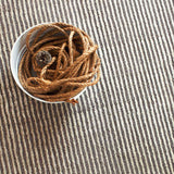 Dash and Albert CUT STRIPE HAND KNOTTED WOOL RUG
