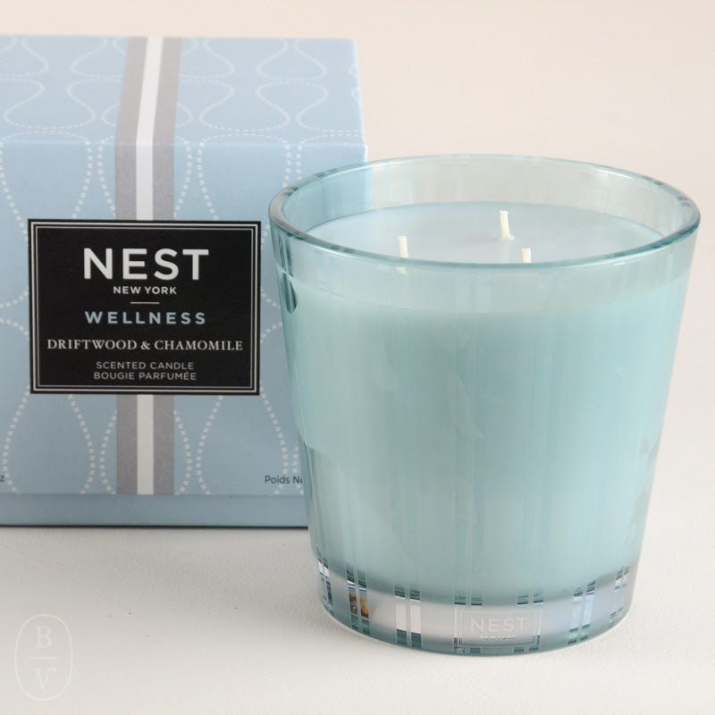 Nest Fragrances THREE WICK GLASS CANDLE Driftwood_Chamomile