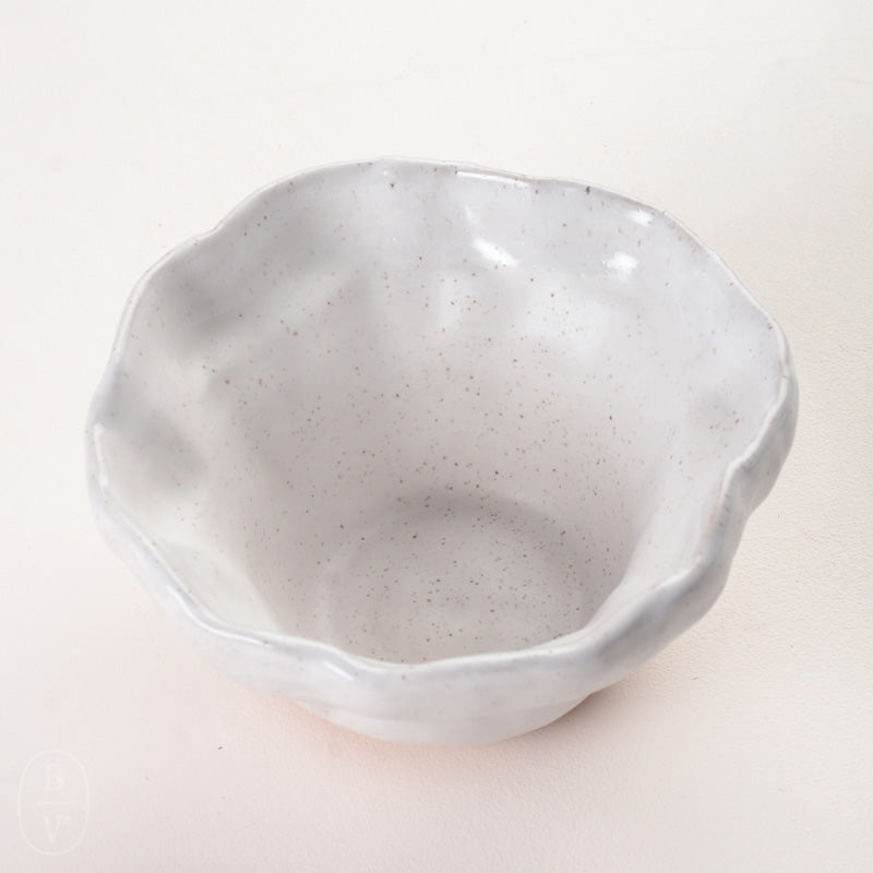 Etta B Pottery DIPPING BOWL Simply White