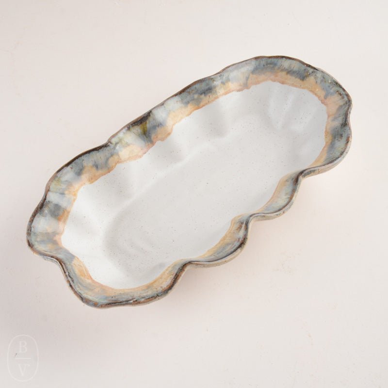 Etta B Pottery CENTERPIECE DISH Magnolia