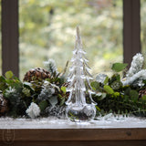 Simon Pearce FIVE SIDED GLASS EVERGREEN TREE 14