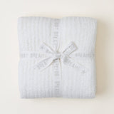 Barefoot Dreams COZYCHIC RIBBED THROW BLANKET Pearl