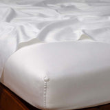 Bella Notte Linens BRIA FITTED SHEET White