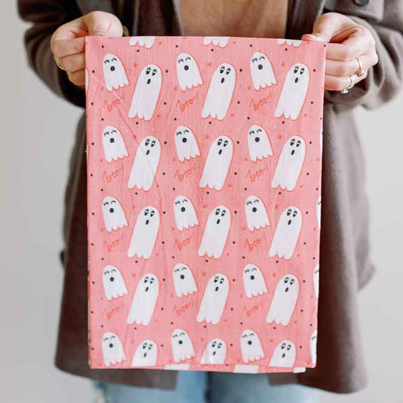 Doe A Deer FULL PATTERN GHOST FLOUR SACK TOWEL