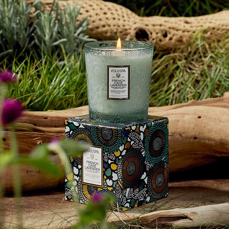 Voluspa BOXED CLASSIC CANDLE French Cade_Lavender