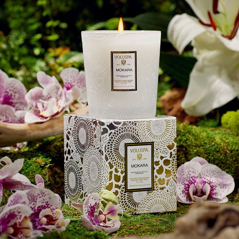Voluspa BOXED CLASSIC CANDLE Mokara