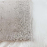 Bella Notte Linens INES THROW BLANKET Fog Bed End_52x95