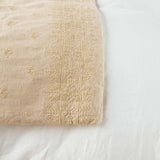 Bella Notte Linens INES THROW BLANKET Honeycomb Bed End_52x95