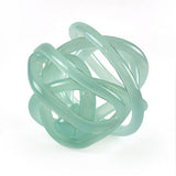Tizo HAND BLOWN GLASS KNOT Turquoise