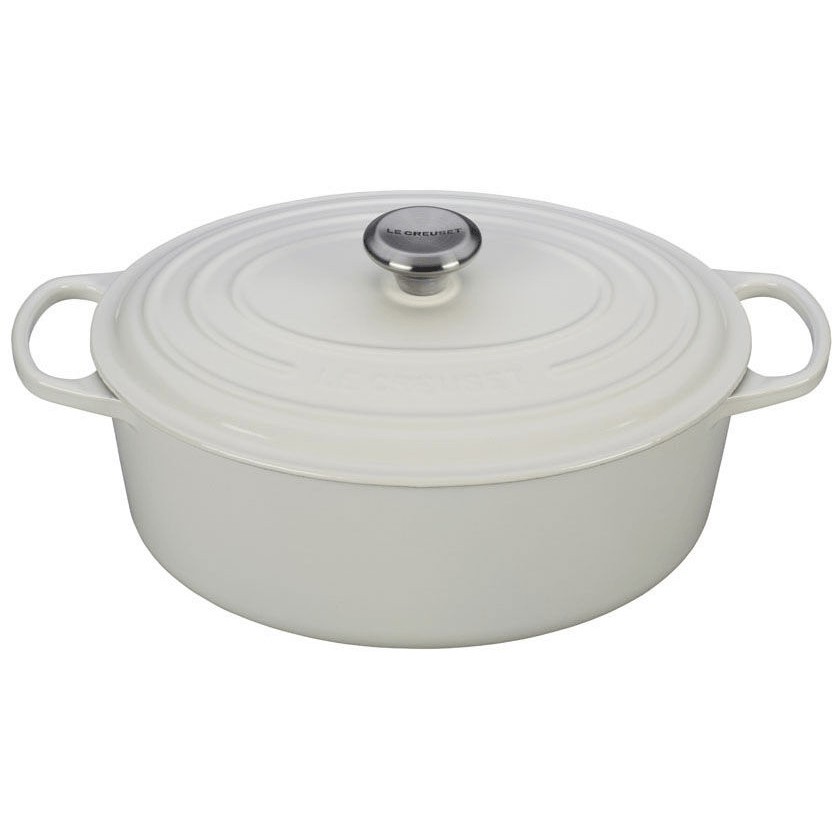Le Creuset OVAL DUTCH OVEN White 6.75 QT