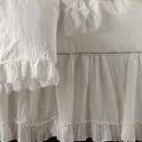 Bella Notte Linens LINEN WHISPER BED SKIRT Parchment