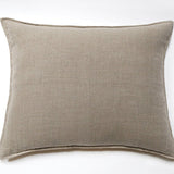 Pom Pom At Home MONTAUK FILLED BIG PILLOW Natural 28x36
