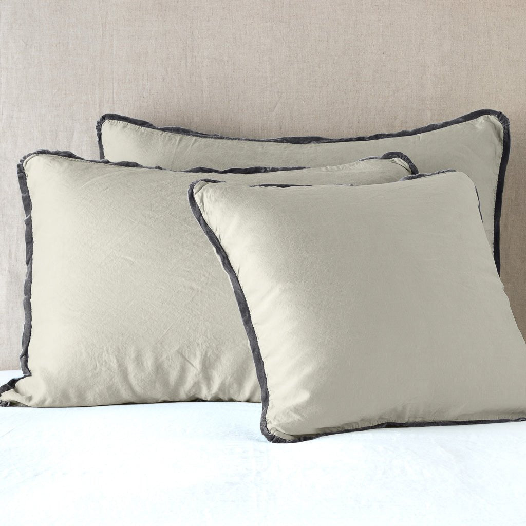 Bella Notte Linens PALOMA SHAM Fog