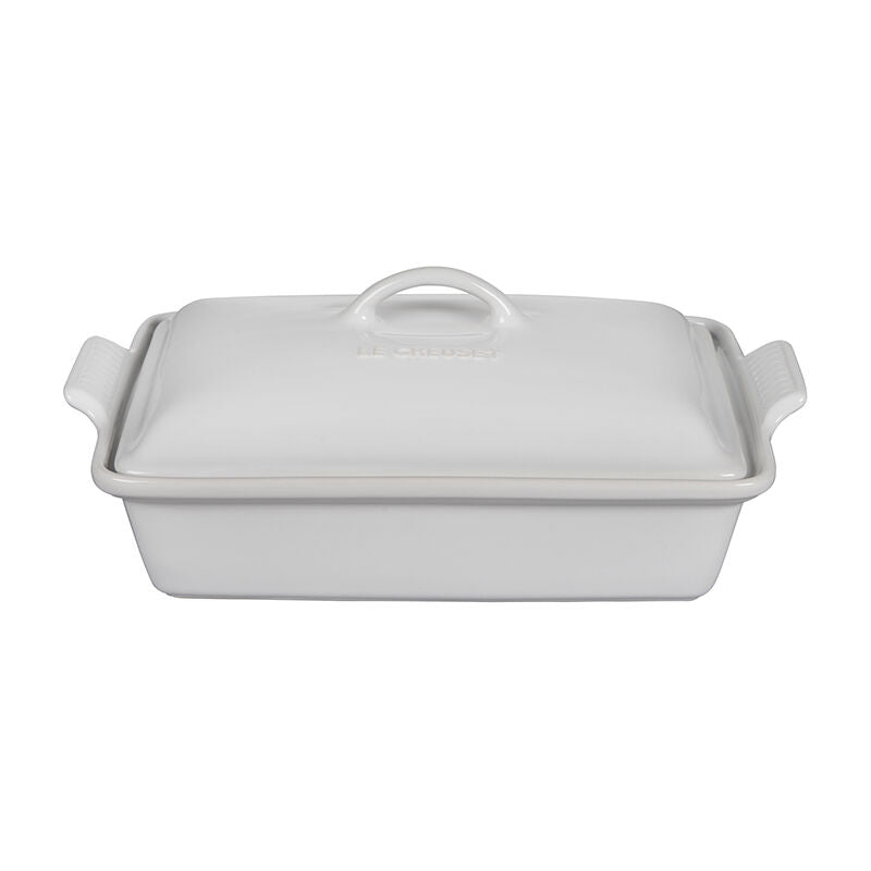 Le Creuset HERITAGE RECTANGULAR CASSEROLE White 4 QT