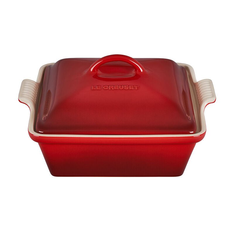 Le Creuset HERITAGE SQUARE CASSEROLE Cerise 2.5 QT