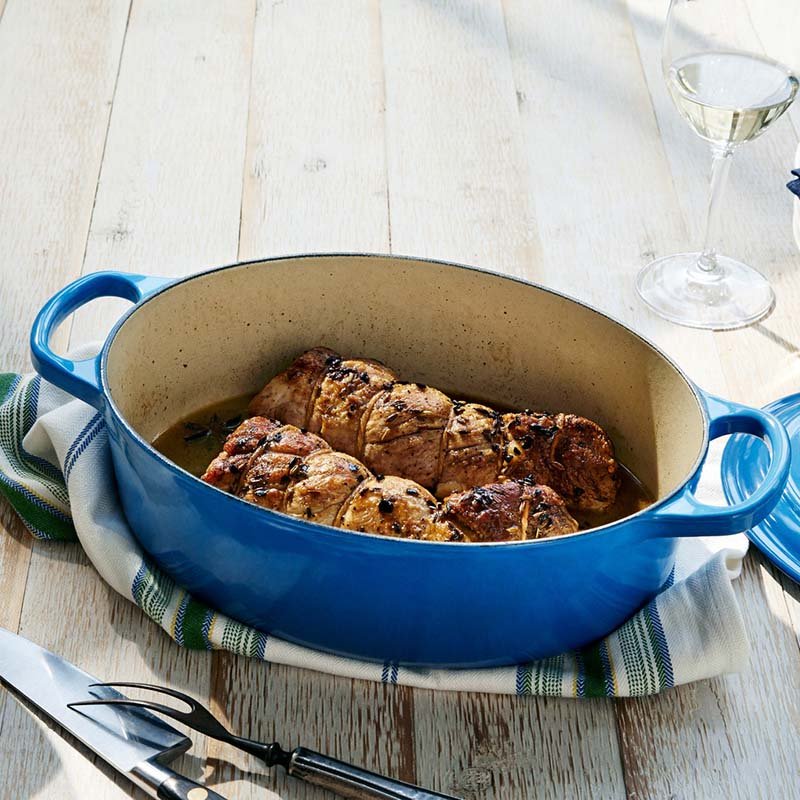 6.75 Qt. Oval Signature Dutch Oven with Stainless Steel Knob (Deep Teal), Le Creuset