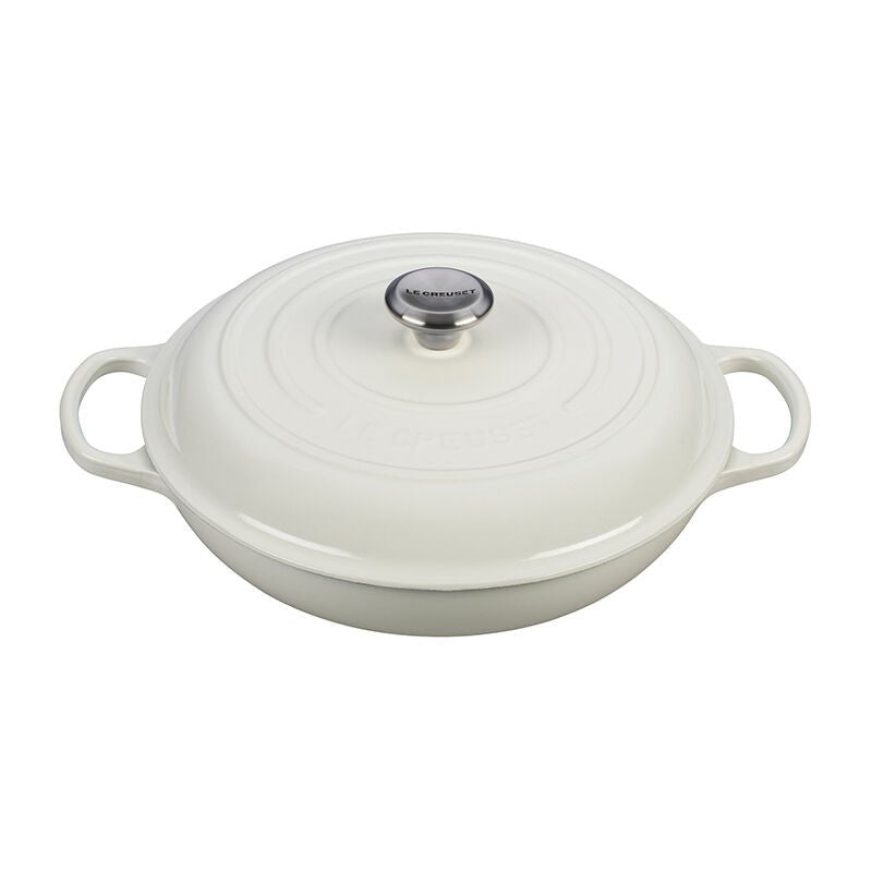 Le Creuset BRAISER White 3.5 QT