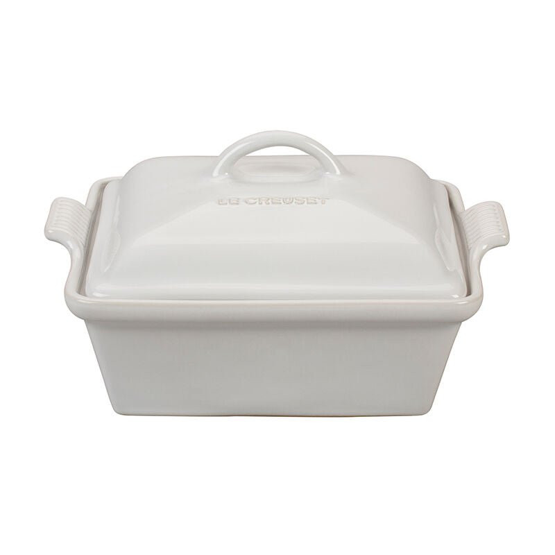Le Creuset HERITAGE SQUARE CASSEROLE White 2.5 QT