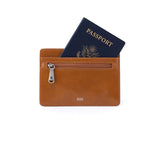 Hobo EURO SLIDE CARD CASE - FALL 23 Truffle Polished Leather