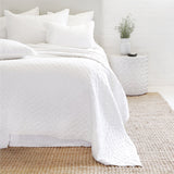 Pom Pom At Home HAMPTON COVERLET White