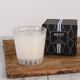 Nest Fragrances THREE WICK GLASS CANDLE Linen