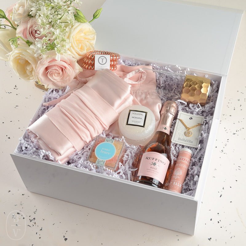 PRETTY IN PINK BRIDESMAID GIFT BOX CURATED GIFT BOX FOR BRIDES &  BRIDESMAIDS