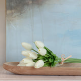 K and K Interiors MINI TULIP BOUQUET WITH 12 STEMS