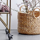 Bloomingville SEAGRASS BASKET WITH HANDLES