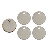 Bloomingville STONEWARE COASTERS WITH WOOD HOLDER SET OF 4