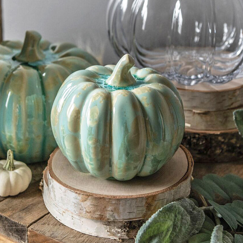 Simon Pearce CRYSTALLINE PUMPKIN Jade