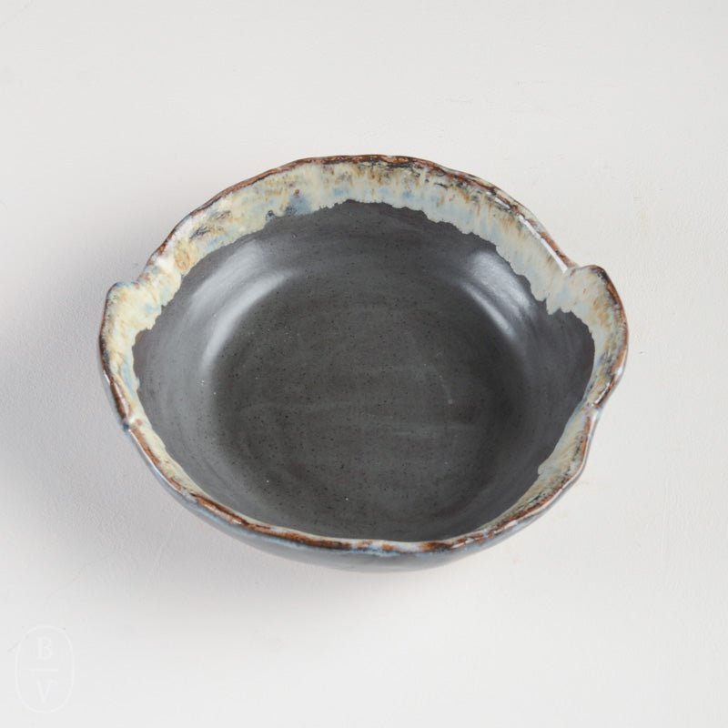 Etta B Pottery SOUFFLE DISH Gray