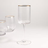 Zodax OPTIC WHITE WINE GLASS