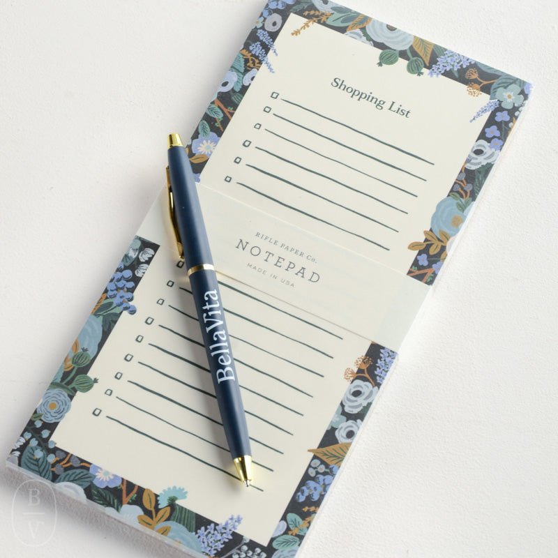 Rifle Paper Co MARKET SHOPPING PAD Garden Party Blue