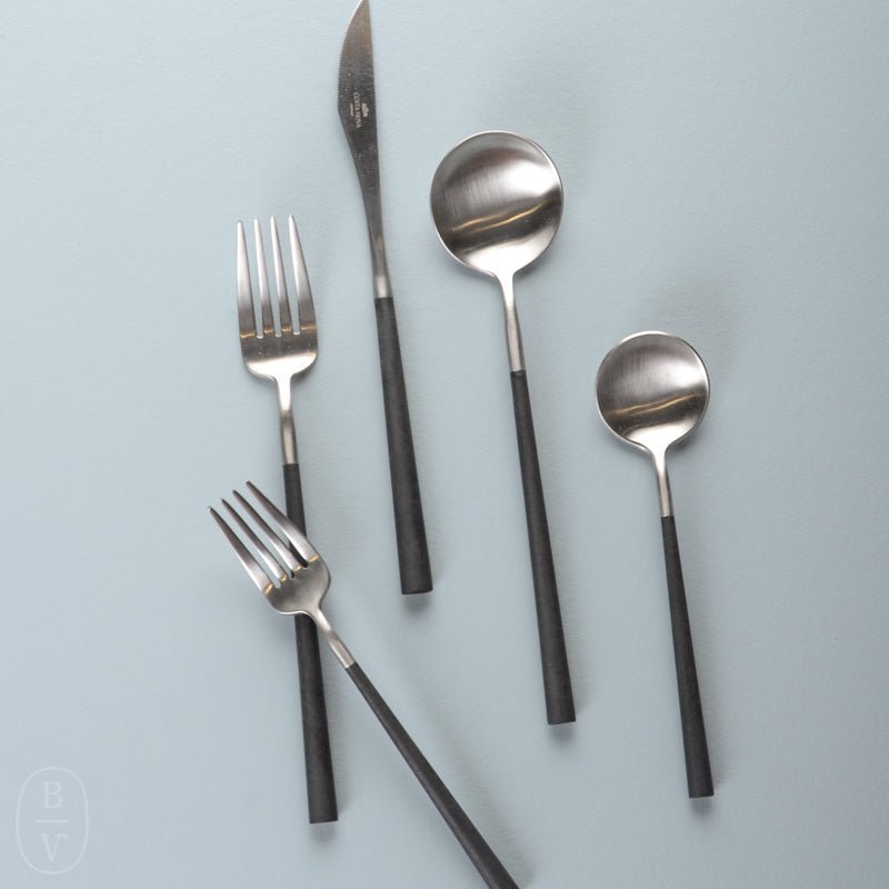 Costa Nova MITO 5 PIECE FLATWARE SET Black