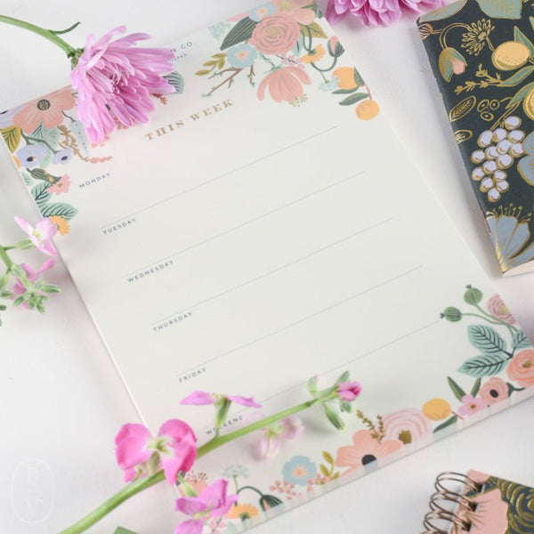 MEMO NOTEPAD-GARDEN PARTY PASTEL