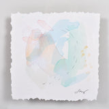 By Lacey FRAMED FLOATED ABSTRACT PAINTING - SERIES 2 NO 4