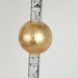 Ferro Designs IRON GOLD LEAF BALL LAMP WITH ACRYLIC BASE
