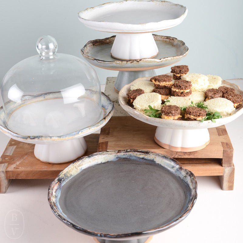 Etta B Pottery CAKE STAND