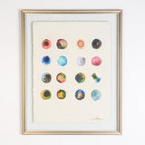 EXPECTATION BUBBLES FRAMED FLOATED PAINTING - SERIES 2 NO 5 - By Lacey