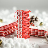 Raz Imports RIBBON CANDY ORNAMENT Red_White A